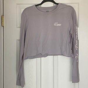 VANS Off The Wall cropped long sleeve t-shirt